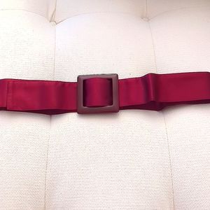 Anne Fontaine scarlet silk belt
